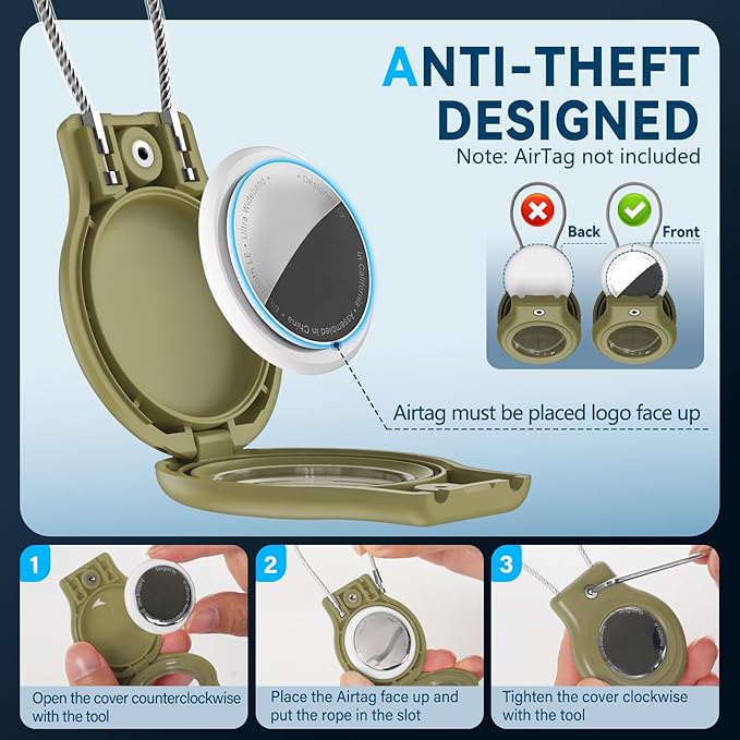 Waterproof Airtag Holder, Airtag Case - Image 3