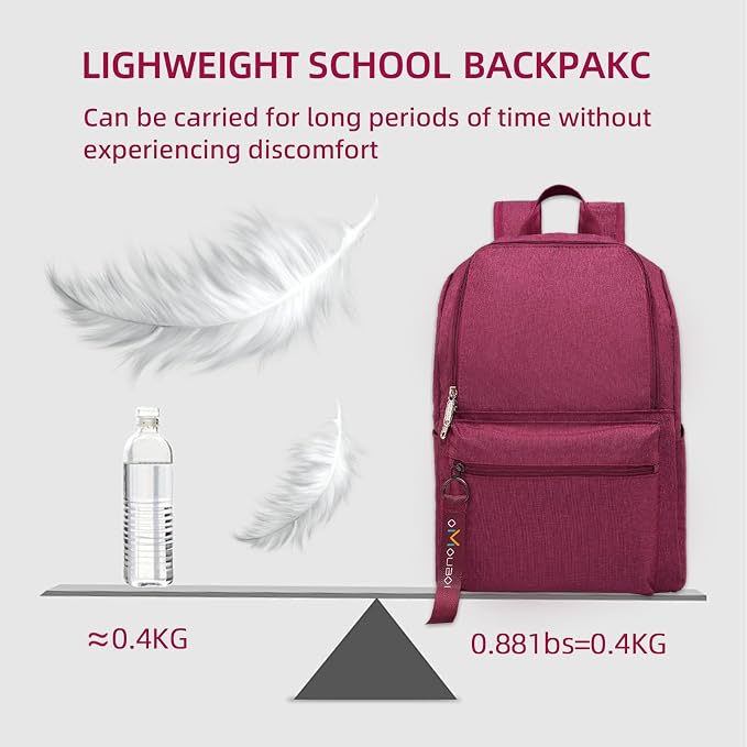 OMOUBOI 14 inch Travel Laptop Backpack - Image 5