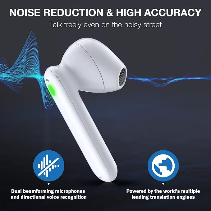 Timekettle WT2 Edge W3 Translator Device, Bidirection Simultaneous Translation - Image 4