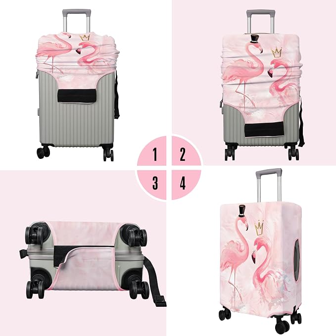 Travel Luggage Cover Suitcase Protector Fits 18-32 Inch Wheel Covers - Image 3