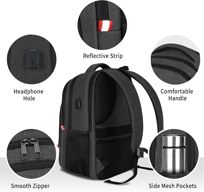 Backpack for Men, School Backpack for boys teens - Image 7
