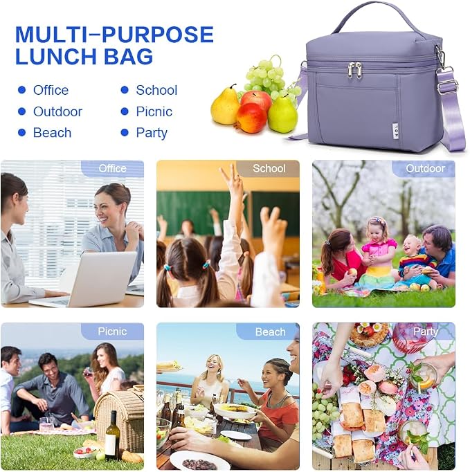 NOL Natural Organic Lifestyle Insulated Lunch Bags - Image 8