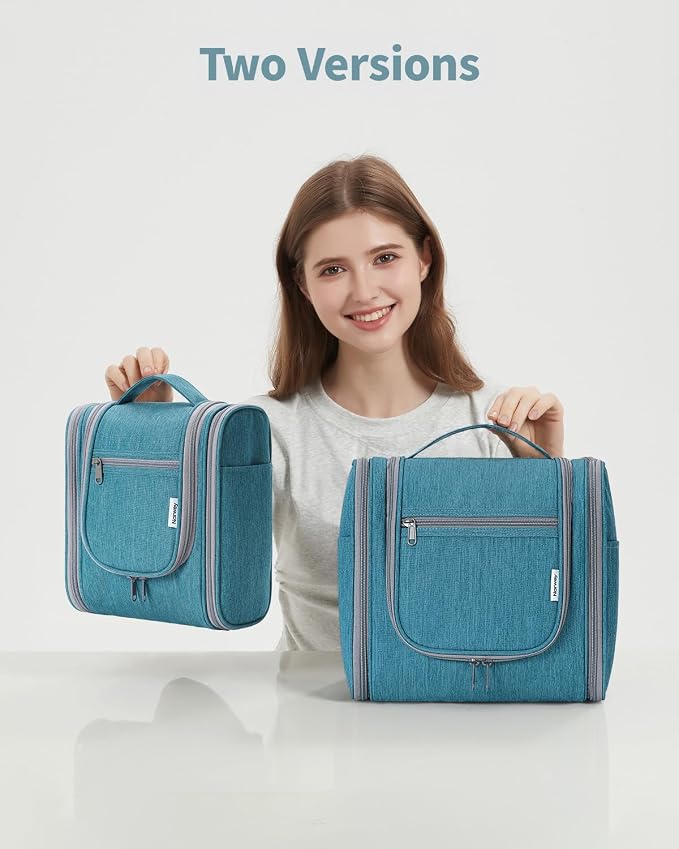 Narwey Hanging Toiletry Bag for Women Travel Makeup Bag Organizer Toiletries - Image 8
