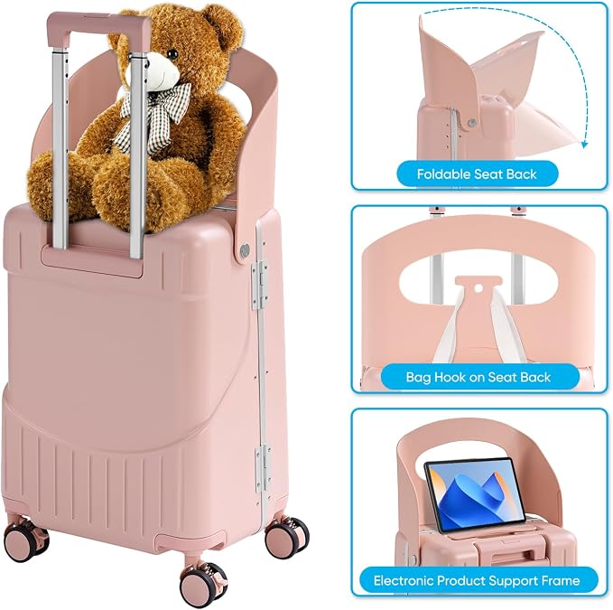 TABU 20" Ride-on Luggage with Seat - Image 3