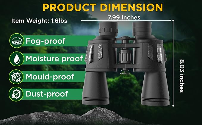Binoculars with Smart Phone Bracket Adapter, Bird Watching, High Power - Image 8