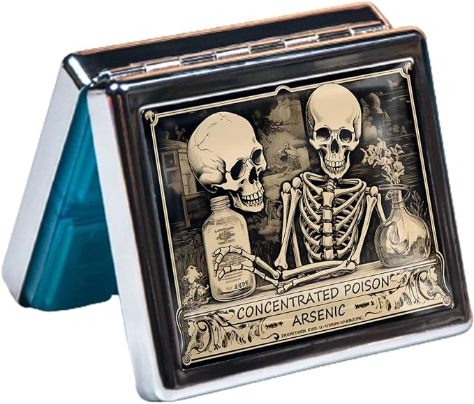 Silver Vintage Pill Box 7 Day Metal Pill Box - Image 4
