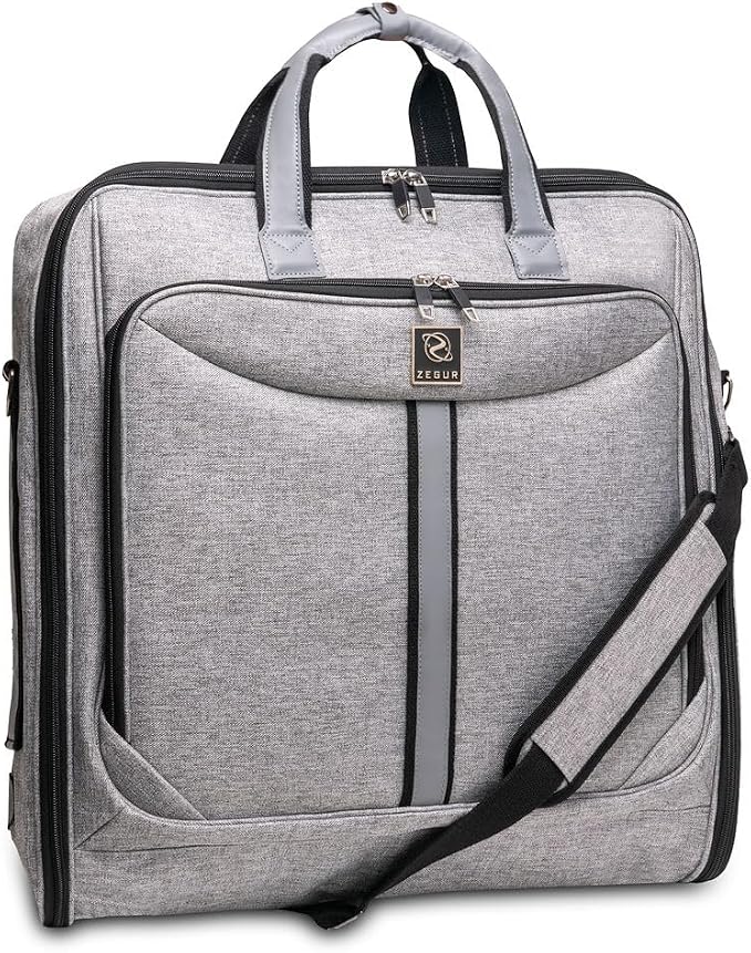 Premium Suit Garment Bag Carry On by ZEGUR-TravelinWorldClass