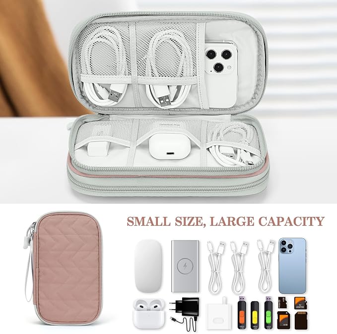 FYY Travel Cable Organizer Bag Pouch Electronic Accessories Carry Case Portable - Image 6