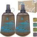 UTOBEST 200ml Soft Flask, 2 Pack Flexible TPU Hydration Water Bottle, by UTOBEST