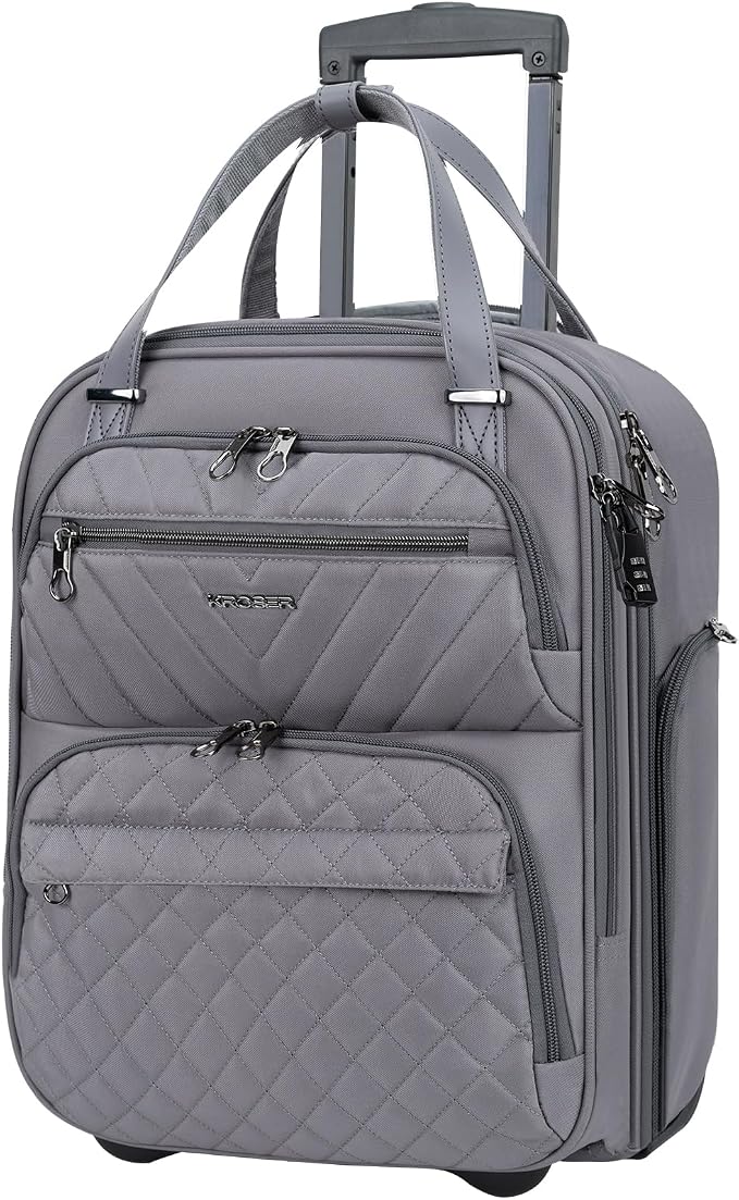 KROSER Carry On Underseat Multi-functional, 16-inch Underseater Lightweight by KROSER