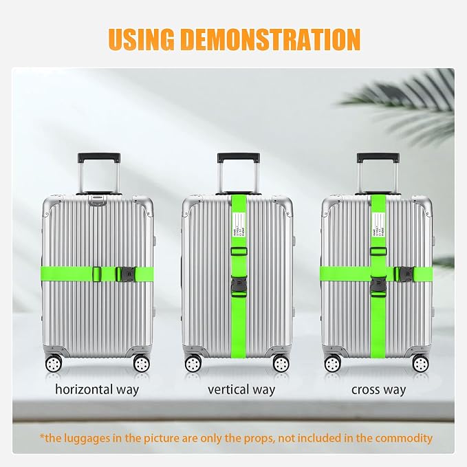 BILIONE Luggage Straps TSA Approved Add a Bag Premium Accessory - Image 5
