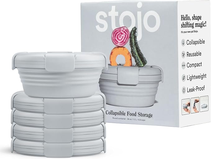 STOJO Collapsible Bowl 5 Set by stojo