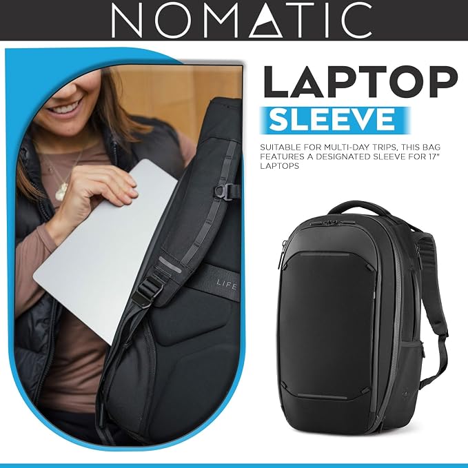 NOMATIC Navigator Travel Backpack - 32L Backpack - Anti-Theft Carry-On Backpack - Image 5