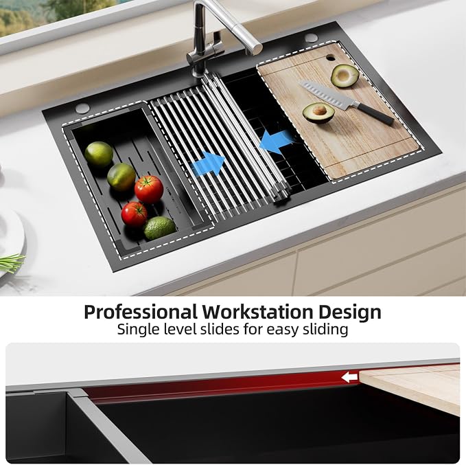 Drop In Kitchen Sink Stainless Steel 32x22 - Image 3