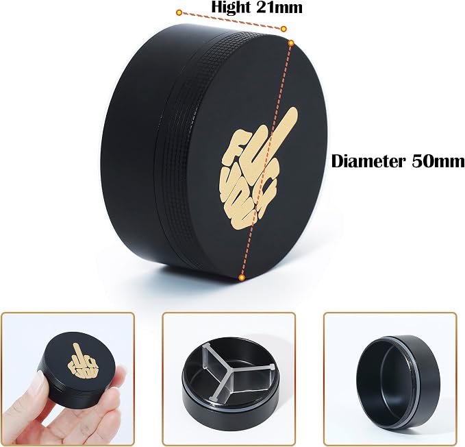 Small Pill Case 3 Compartments, Metal Round Portable Pill Box, Waterproof - Image 2