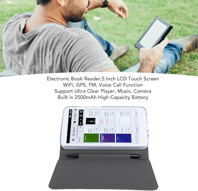E Book Reader, BK501 Touchscreen E Readers - Image 4