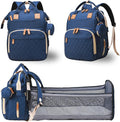 Diaper Bag with Changing Station, Waterproof 3 in 1 Baby Diaper Backpack with by Lamroro