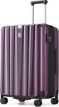 Hanke 24 Inch Expandable Checked Luggage Lightweight PC Hard Case luggage by Hanke