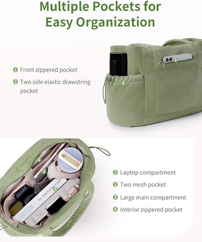 ECOHUB Tote Bag for Women, Work Tote Bags - Image 5
