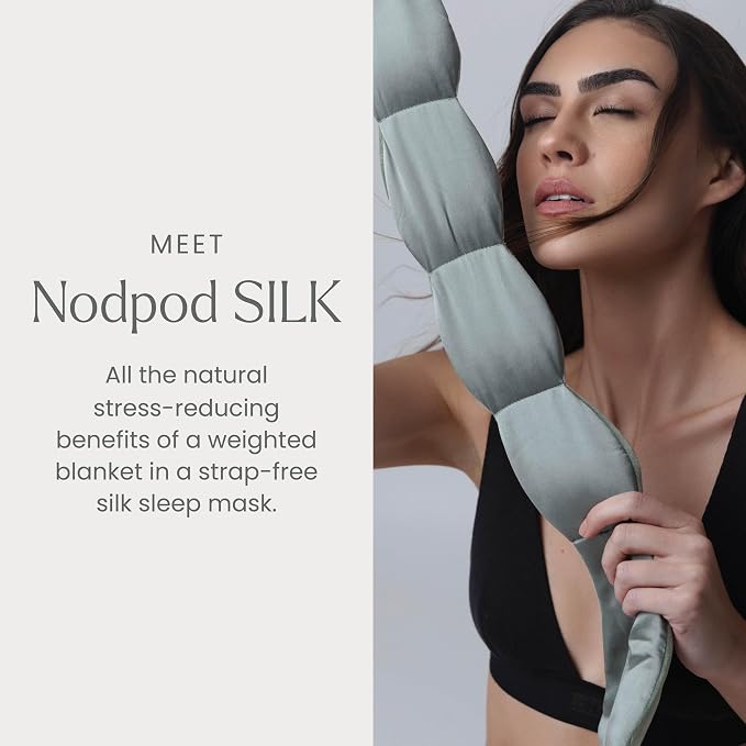 Nodpod Gentle Pressure Silk Sleep Mask | Patented Light Blocking Design - Image 2
