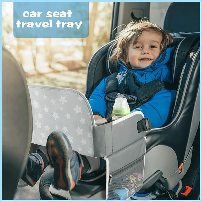 MENZOKE Kids Travel Tray Car Seat Tray - Image 2