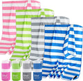 Sfee 4 Pack Microfiber Travel Towel, Beach Towel Quick Dry Towel Camping Towel by Sfee