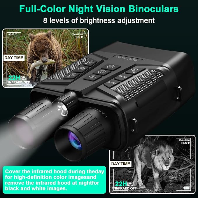 Night Vision Goggles, 4K Night Vision Binoculars - Image 5