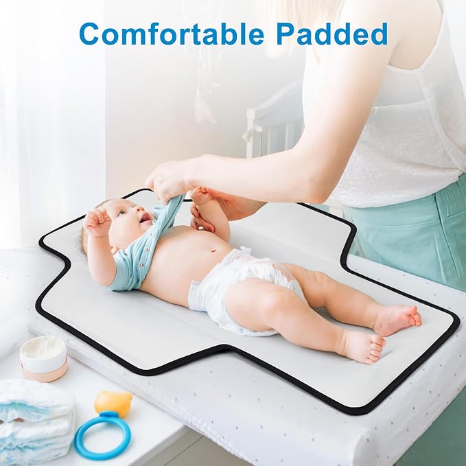 Accmor Portable Diaper Changing Pad, Waterproof Baby Changing Mat, Foldable - Image 3