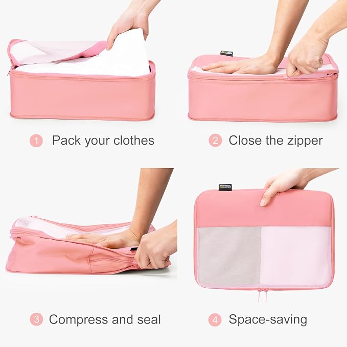 6 Set Compression Packing Cubes - Image 3