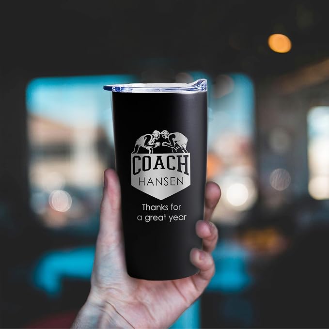 Lifetime Creations Custom Wrestling Coach Tumbler - Image 3
