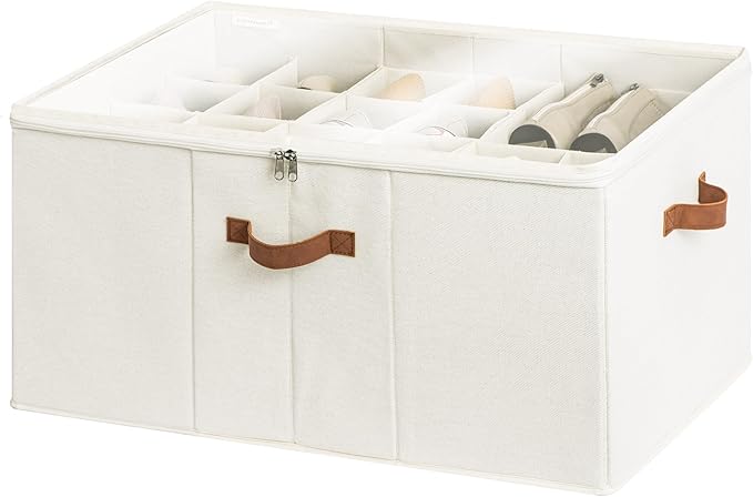 StorageWorks Shoe Organizer for Closet, Fits up to 24 Pairs, Shoe Cubby Storage by StorageWorks