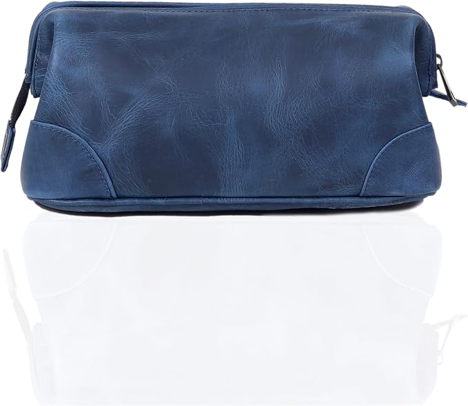 HLC Leather Toiletry Bag for Men - Image 5