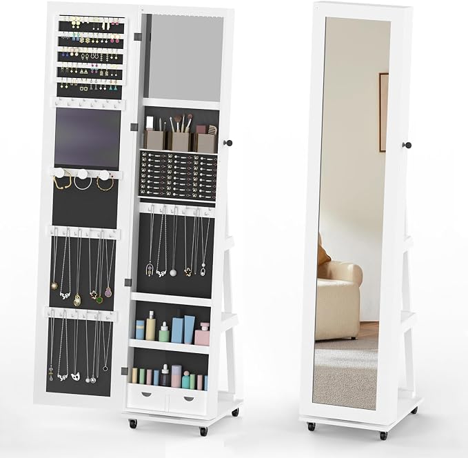 RQZ 360° Rotating Jewelry Organizer by Unknown