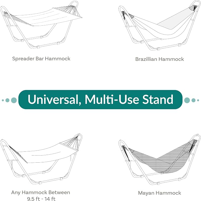 Sunnydaze Universal Double Hammock Stand Only - Image 2