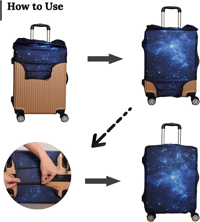 Luggage Cover, Protective Washable Suitcase Cover - Image 6