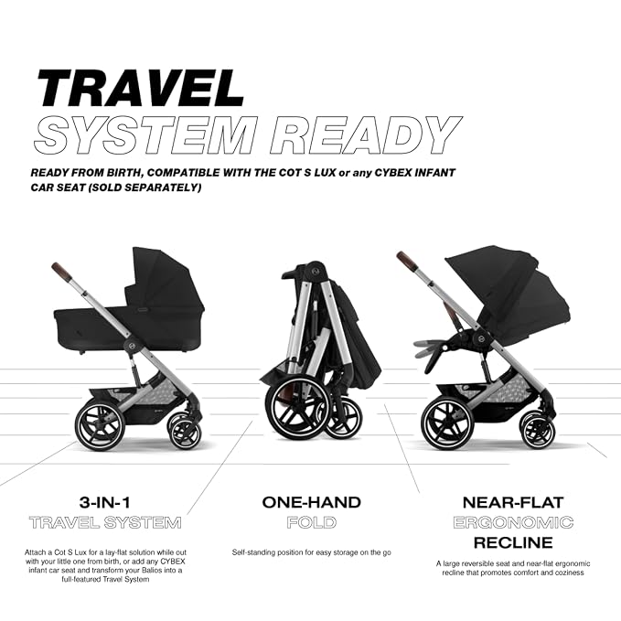 Cybex Balios S Lux Toddler and Baby Stroller - Image 3
