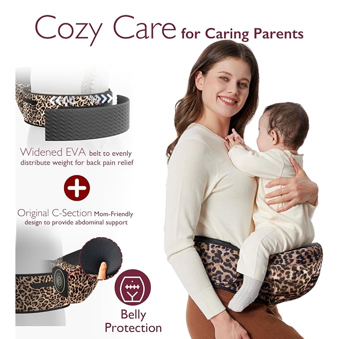 Momcozy Hip Seat Baby Carrier - Image 4