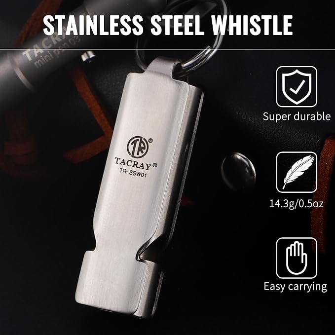 TACRAY Emergency Whistles Lifeguard Safety Whistle - Image 2