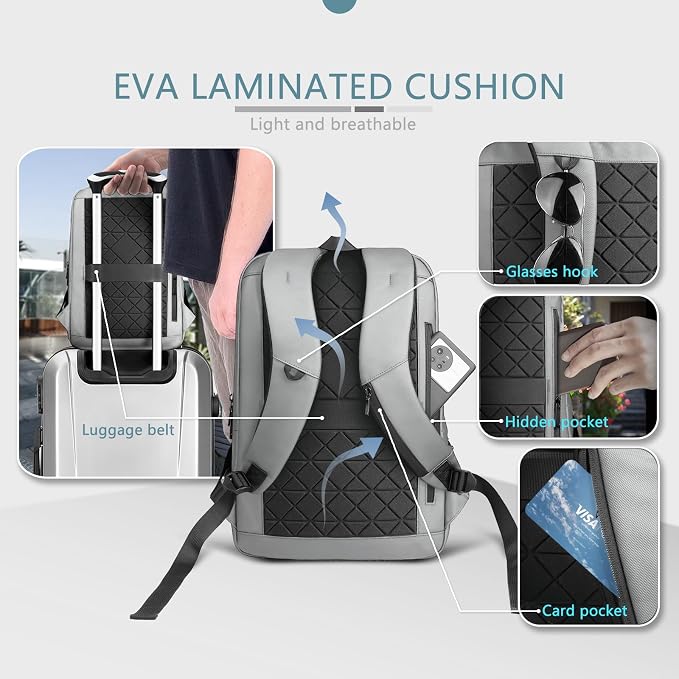 hk Laptop Backpack for Men - Image 5