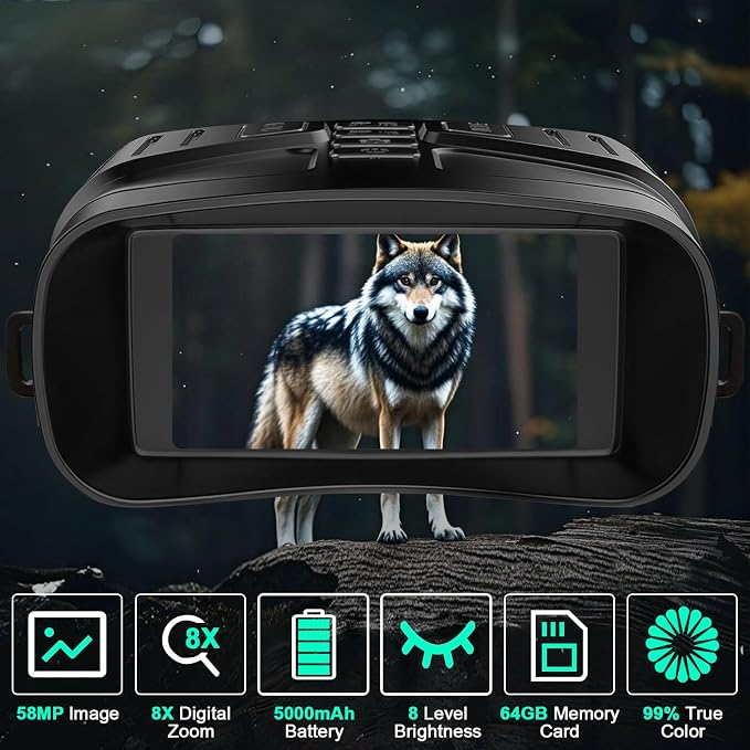 Night Vision Goggles, 4K Night Vision Binoculars - Image 6