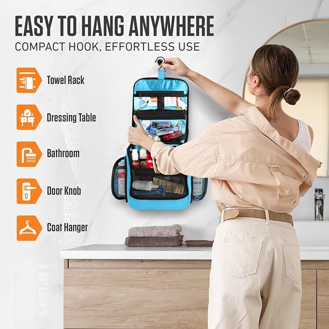 VENTURE 4TH Hanging Travel Toiletry Bag - Image 7