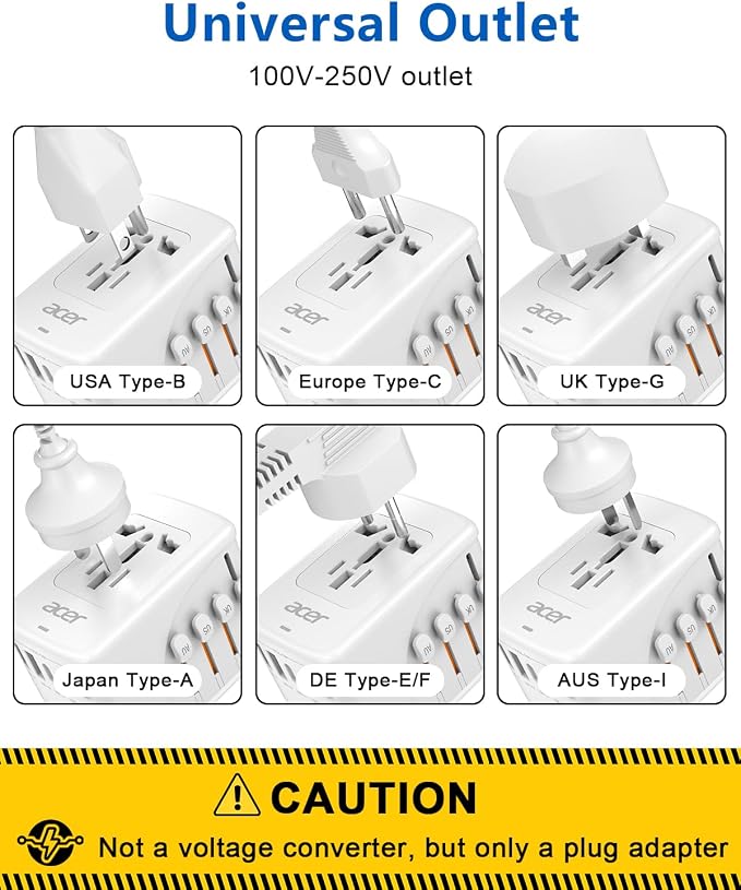 Acer Universal Travel Plug Adapter - Image 5