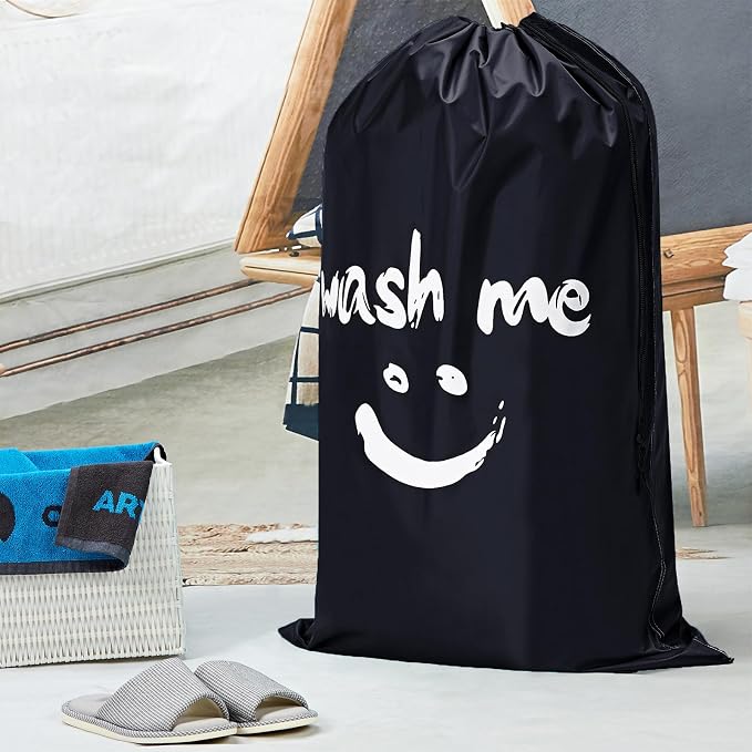 HOMEST XL Wash Me Travel Laundry Bag, Dirty Clothes Organizer, Large Enough to - Image 5