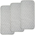 BlueSnail Quilted Thicker Waterproof Changing Pad Liners 3 Count by BlueSnail
