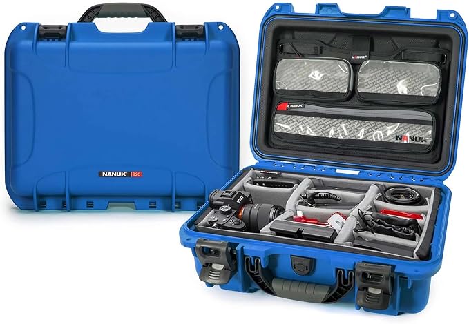 NANUK 920 Pro Photo Kit – Waterproof Travel Camera Hard Case by NANUK