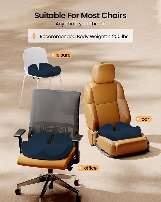 ProtoArc Seat Cushion, Office Chair Cushion - Image 6
