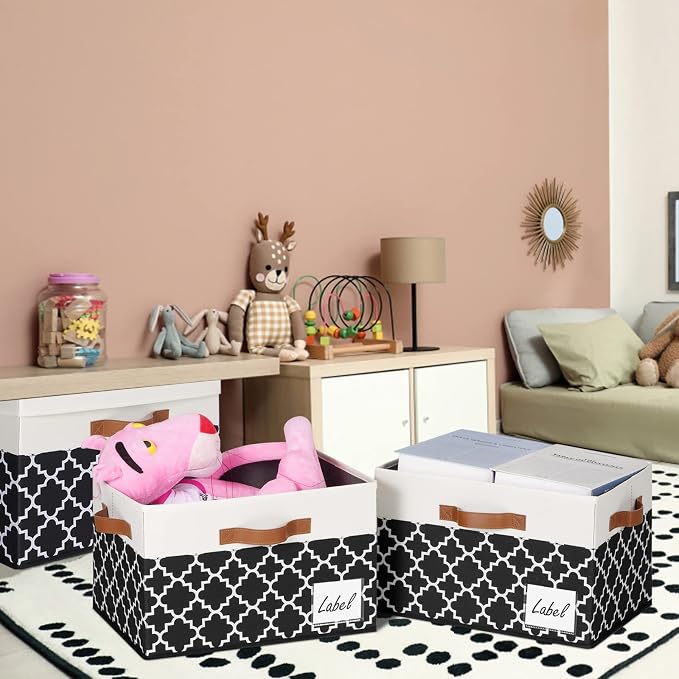 GhvyenntteS 6 Pack Fabric Storage Bins - Image 2