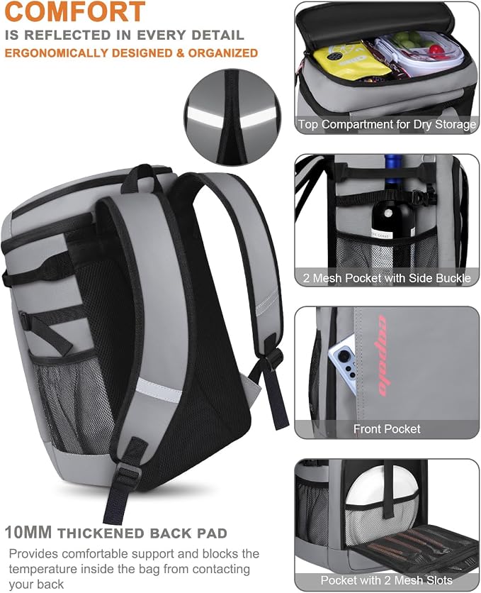Capolo 36/45 Cans Cooler Backpack Insulated Waterproof - Image 5