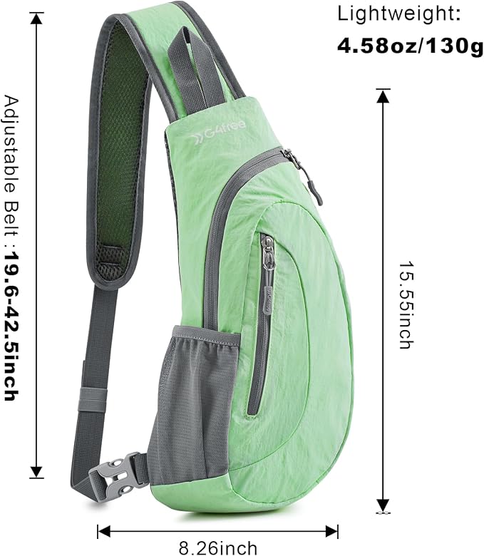 G4Free Sling Bag for Men Women, Small Crossbody Backpack Lightweight Chest - Image 5