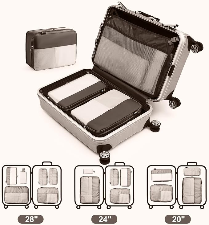 5 Set Compression Packing Cubes - Image 7